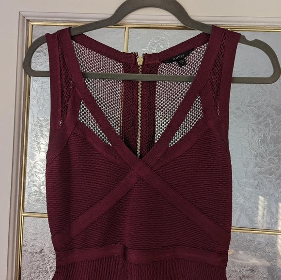 Burgundy Guess Dress - Picture 2 of 6